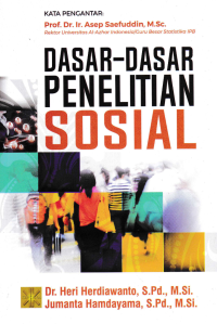 Image of DASAR-DASAR PENELITIAN SOSIAL