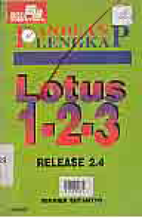 Image of PANDUAN LENGKAP LOTUS 123 RELEASE 2.4