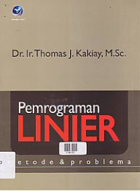 PEMROGRAMAN LINER : Metode & Problema