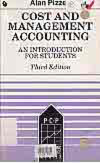 COST AND MANAGEMENT ACCOUNTING AN INTRODUCTION FOR STUDENTS