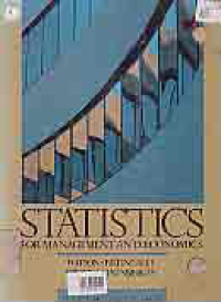 STATISTICS FOR MANAGEMENT AND ECONOMICS