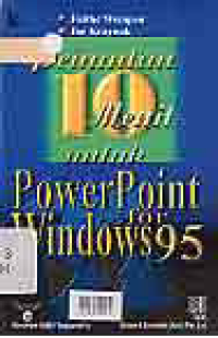 Image of PENUNTUN 10 MENIT UNTUK POWERPOINT FOR WINDOWS 95