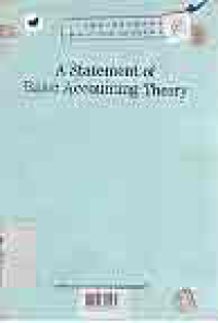 Image of A STATEMENT OF BASIC ACCOUNTING THEORY