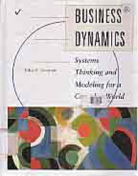 Image of BUSINESS DYNAMICS: Systems Thinking and Modeling for a Complex World + CD