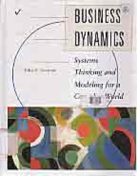 BUSINESS DYNAMICS: Systems Thinking and Modeling for a Complex World + CD