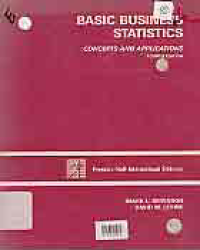 BASIC BUSINESS STATISTICS CONCEPTS AND APPLICTION