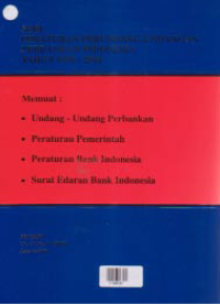 SERI PERUNDANG-UNDANGAN PERBANKAN INDONESIA TAHUN 1950-2004 (BAGIAN 1)