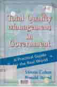 Image of TOTAL QUALITY MANAGEMENT IN GOVERNMENT