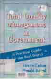 TOTAL QUALITY MANAGEMENT IN GOVERNMENT