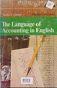 Image of THE LANGUAGE OF ACCOUNTING IN ENGLISH