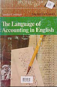 THE LANGUAGE OF ACCOUNTING IN ENGLISH