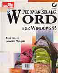 PEDOMAN BELAJAR WORD FOR WINDOWS 95