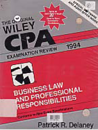 Image of CPA EXAMINATION REVIEW BUSINESS LAW AND PROFESIONAL RESPONSIBILITIES