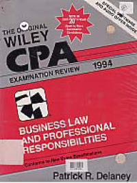 CPA EXAMINATION REVIEW BUSINESS LAW AND PROFESIONAL RESPONSIBILITIES