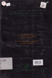 Image of A FRAMEWORK FOR TECHNOLOGY-BASED DEVELOPMENT; TECHNOLOGY CONTENT ASSESSMENT