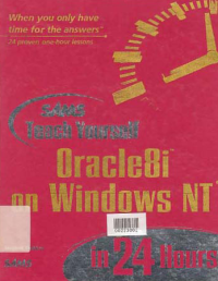 Image of SAMS TEACH YOURSELF ORACLE8i ON WINDOWS NT IN 24 HOUR