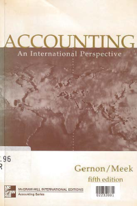 ACCOUNTING AN INTERNATIONAL PERSPECTIVE