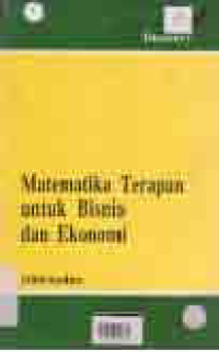 MATEMATIKA TERAPAN UNTUK BISNIS DAN EKONOMI