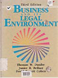 Image of BUSINESS AND ITS LEGAL ENVIRONMENT