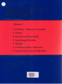 Image of SERI PERUNDANG-UNDANGAN PERBANKAN INDONESIA TAHUN 1950-2004
