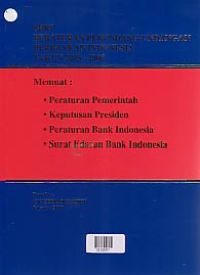 Image of SERI PERUNDANG-UNDANGAN PERBANKAN INDONESIA TAHUN 2005-2006