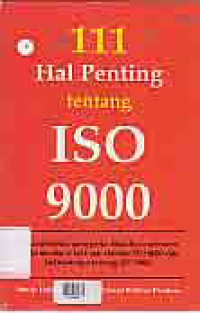 Image of 111 HAL PENTING TENTANG ISO 9000
