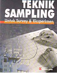 Image of TEKNIK SAMPLING; Untuk Survey & Eksperimen