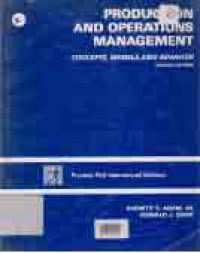 PRODUCTION AND OPERATIONS MANAGEMENT; CONCEPTS MODELS AND BEHAVIOR