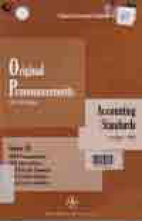 Image of ORIGINAL PRONOUNCEMENTS OF ACCOUNTING STANDARDS AS OF JUNE 1, 2001; FASB STATEMENTS OF STANDARDS 1-100