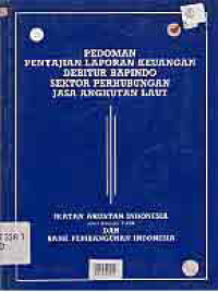 Image of PEDOMAN PENYAJIAN LAPORAN KEUANGAN DEBITUR BAPINDO SEKTOR PERHUBUNGAN JASA ANGKUTAN LAUT