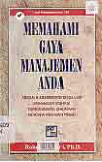 Image of MEMAHAMI GAYA MANAJEMEN ANDA
