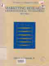 Image of MARKETING RESEARCH METHODOLOGICAL FOUNDATIONS