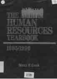 Image of THE HUMAN RESOURCES YEARBOOK 1995/1996
