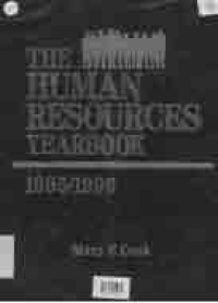 THE HUMAN RESOURCES YEARBOOK 1995/1996