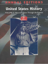 UNITED STATES HISTORY; Volume 2 - Reconstruction Trough the Present