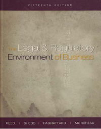 Image of THE LEGAL AND REGULATORY ENVIRONMENT OF BUSINESS