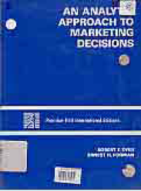 Image of AN ANALYTIC APPROACH TO MARKETING DECISIONS