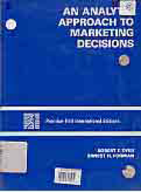 AN ANALYTIC APPROACH TO MARKETING DECISIONS