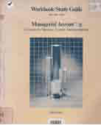Image of WORK BOOK STUDY GUIDE FOR USE WITH MANAGERIAL ACCOUNTING; CONCEPTS FOR PLANNLING CONTROL DECISION MAKING