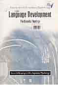Image of LANGUAGE DEVELOPMENT; THE ESSENTIAL READINGS