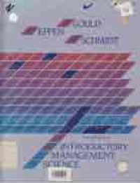 Image of INTRODUCTORY MANAGEMENT SCIENCE