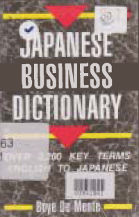 JAPANESE BUSINESS DICTIONARY