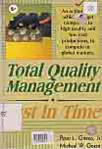 Image of TOTAL QUALITY MANAGEMENT JUST IN TIME