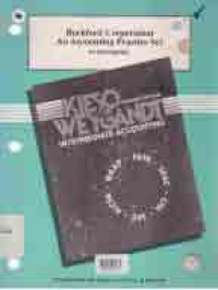 Image of ROCKFORD CORPORATION AN ACCOUNTING PRACTICE SET TO ACCOMPANY INTERMEDIATE ACCOUNTING
