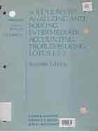 Image of SOLUTION TO ANALYZING AND SOLVING INTERMEDIATE ACCOUNTING PROBLEMS USING LOTUS 1-2-3