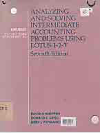 Image of ANALYZING AND SOLVING INTERMEDIATE ACCOUNTING PROBLEMS USING LOTUS 1-2-3