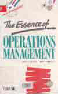 Image of THE ESSENCE OF OPERATIONS MANAGEMENT