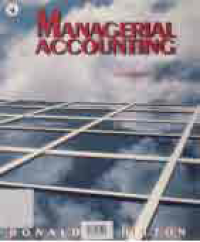 Image of MANAGERIAL ACCOUNTING