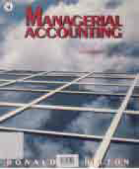 MANAGERIAL ACCOUNTING