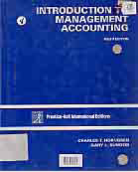 Image of INTRODUCTION TO MANAGEMENT ACCOUNTING